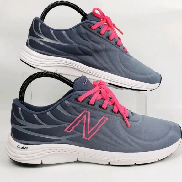 New Balance WF707HB Women's Size 8.5 Shoes Running Comfort Gray Pink Pre-owned - Picture 1 of 10